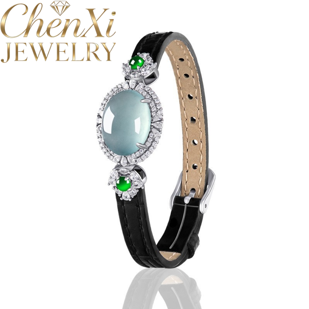 Luxury Watch Grade - High-End Natural A-Grade Blue Water Jadeite