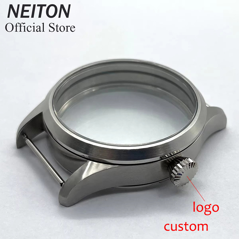 Luxury Watch Case - NEITON 42mm Manual Watch Case See-through