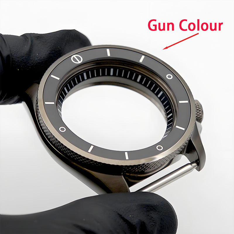 Bronze Case Watch - SKX007 SKX009 Men's Watch Case Gun