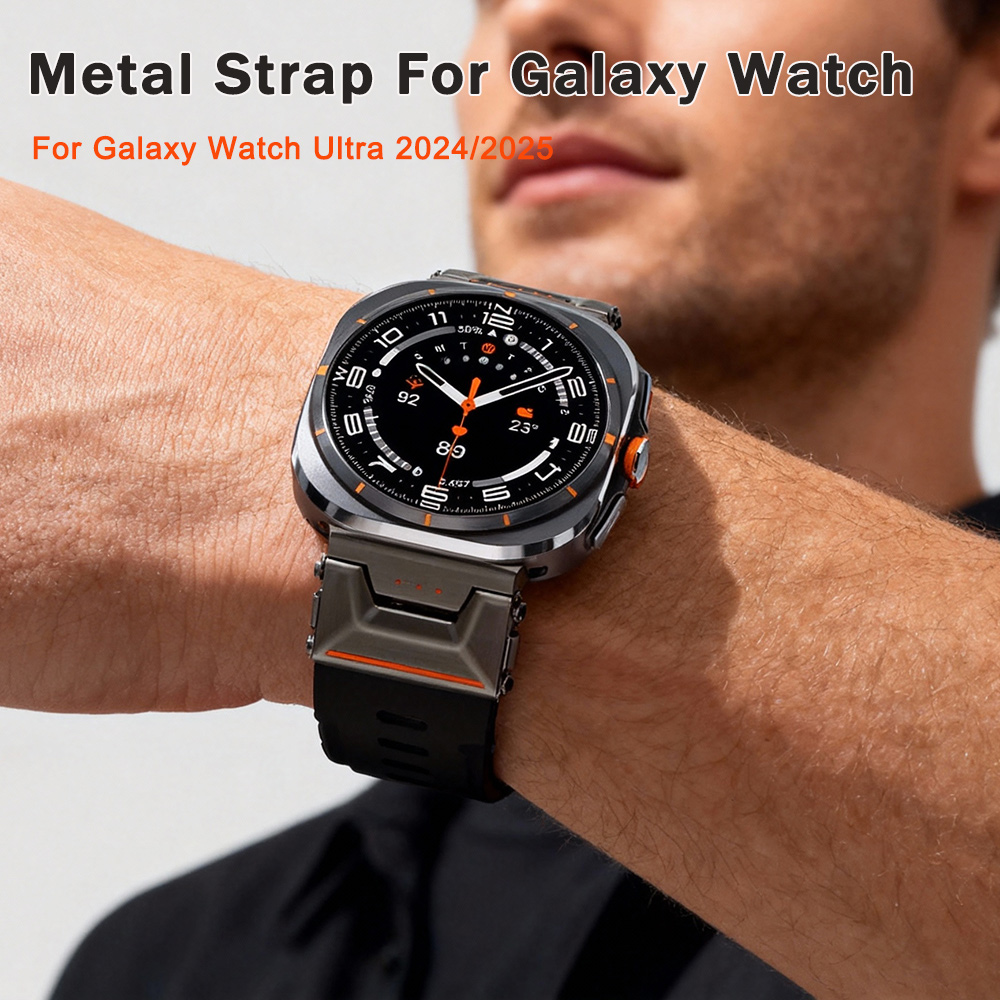 Luxury Watch Galaxy - Rubber Silicone Strap for Samsung Galaxy