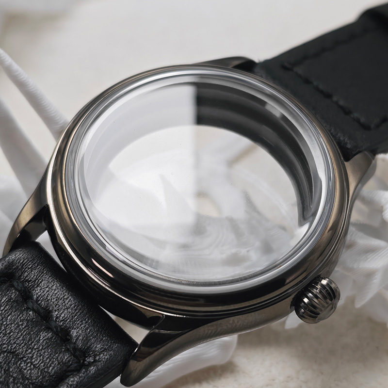 Bronze Case Watch - Gun Grey Classical NH35 Watch Case