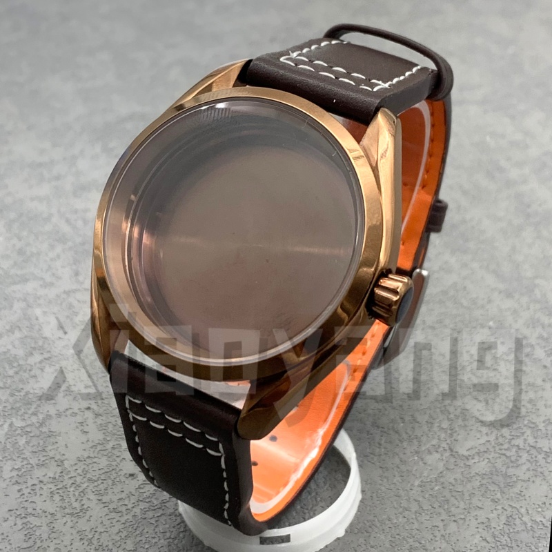 40MM NH35 Polish Bezel Rose Br - Bronze Case Watch 评论和价格