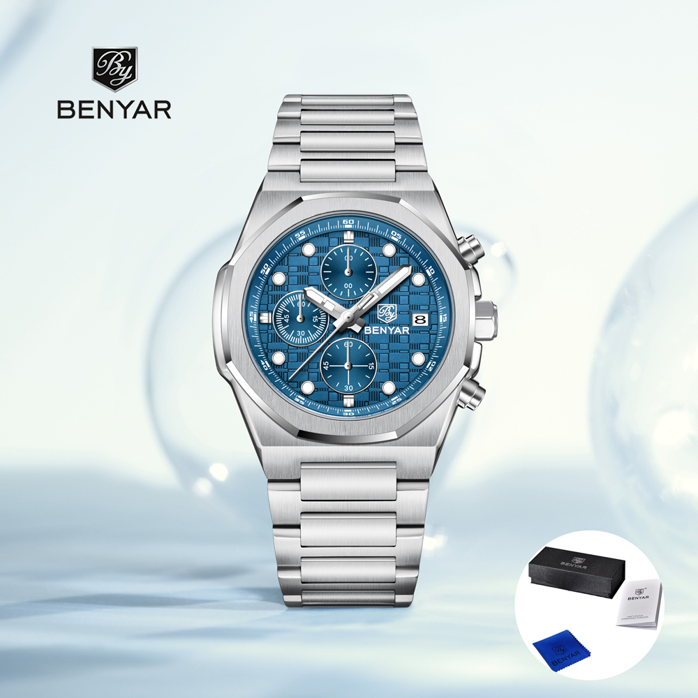 2025 New BENYAR Men's Watches  - Luxury Watch Case 评论和价格