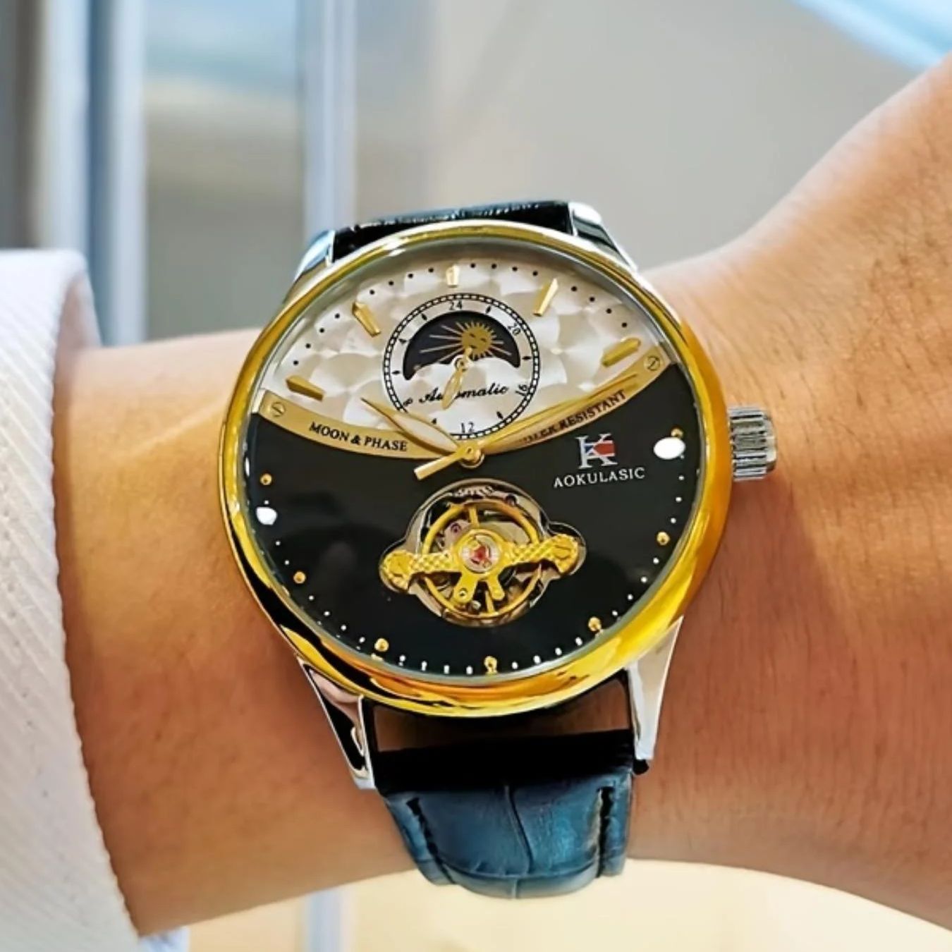 Luxurious Men's Automatic Mech - Luxury Watch It 评论和价格