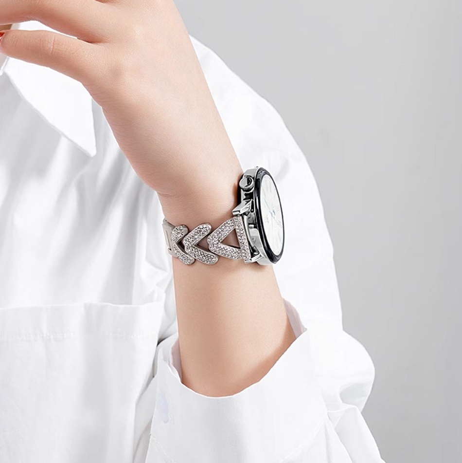 Luxury Diamond Wheat Metal Str - Luxury Watch Galaxy 评论和价格