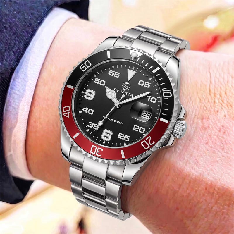 Classic men's quartz watch wit - Luxury Watch It 评论和价格