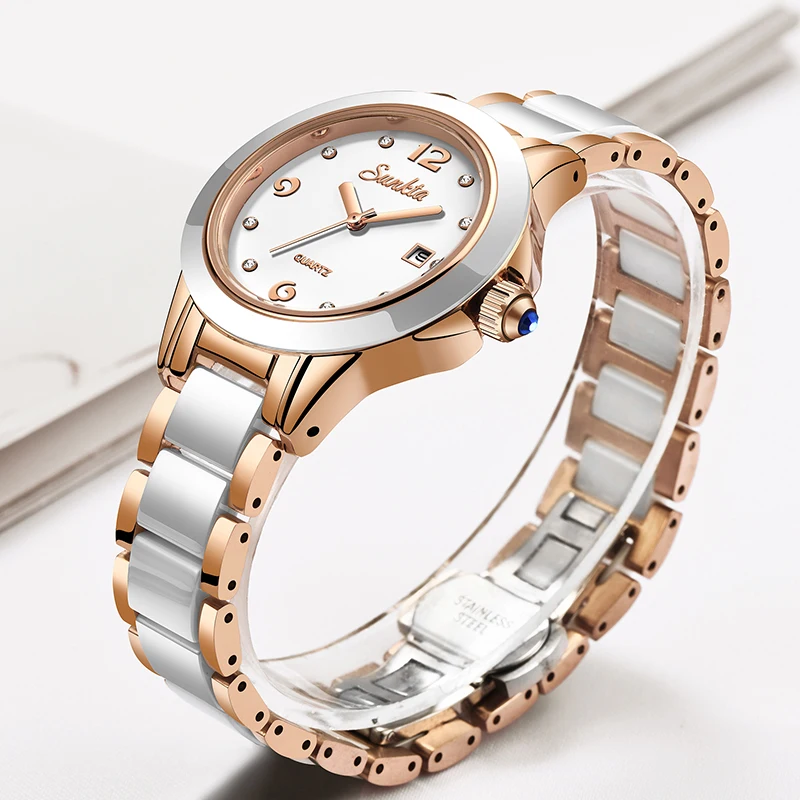 Sunkta Fashion Casual Quartz W - Luxury Watch Ladies 评论和价格