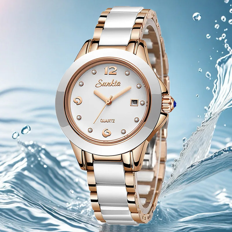 Sunkta Fashion Casual Quartz W - Luxury Watch Ladies 评论和价格