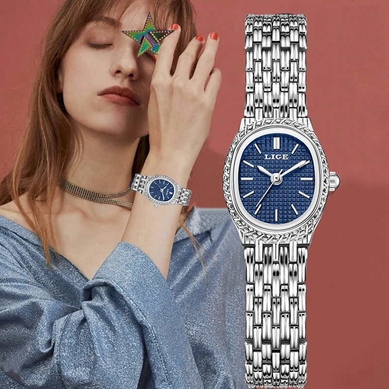 LIGE Fashion Luxury Quartz Wom - Luxury Watch Ladies 评论和价格