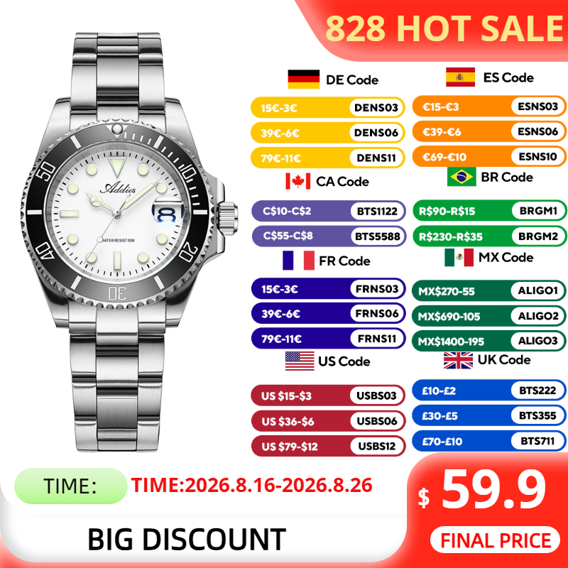 ADDIES 36mm Couple Watches Jap - Luxury Watch In Japan 评论和价格