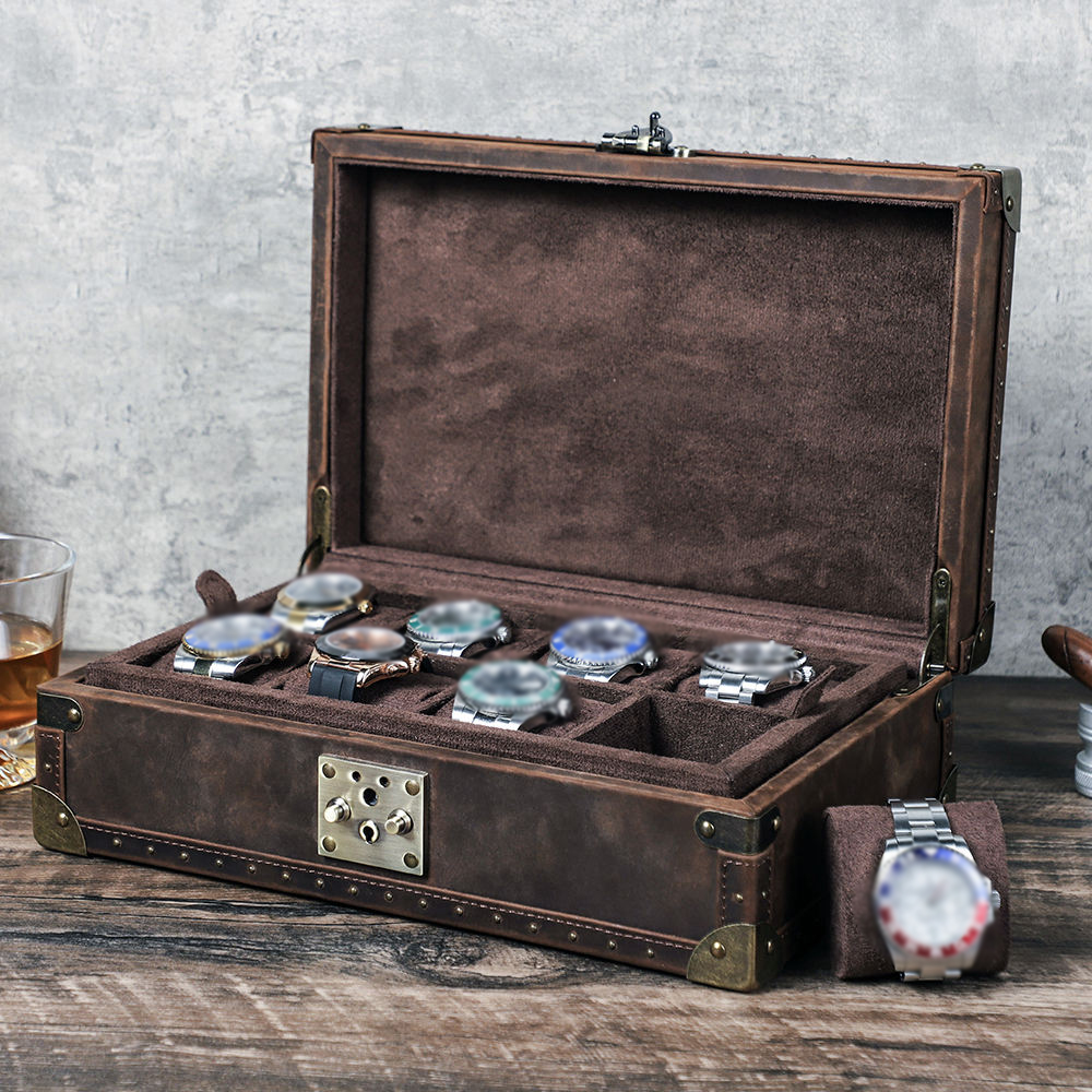 CONTACT'S FAMILY 8 Leather Cus - Luxury Watch Case 评论和价格