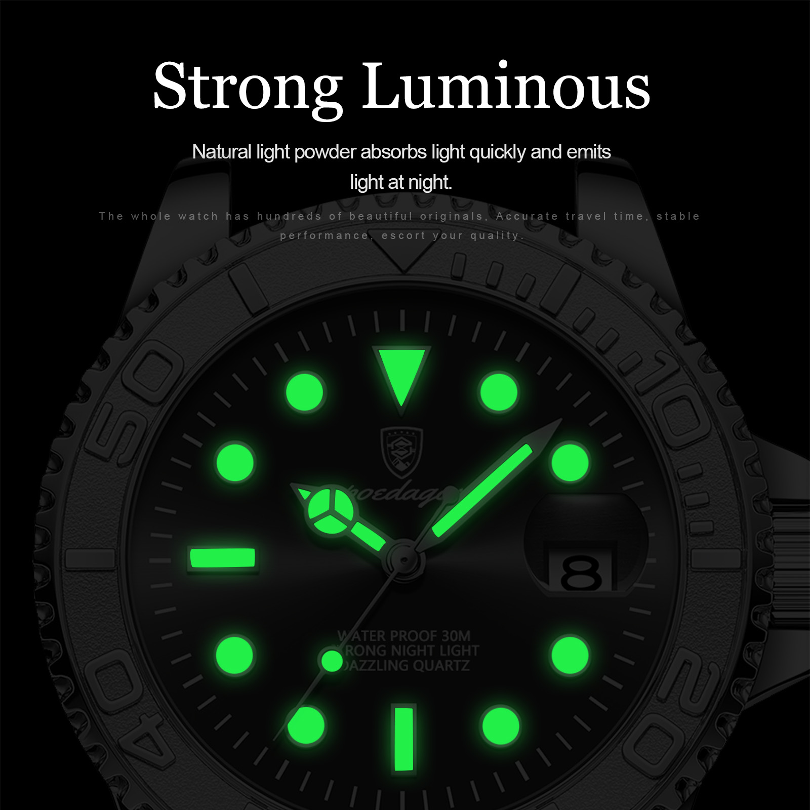 POEDAGAR Top Luxury Man Watch  - Rolex Watch Daytona 评论和价格