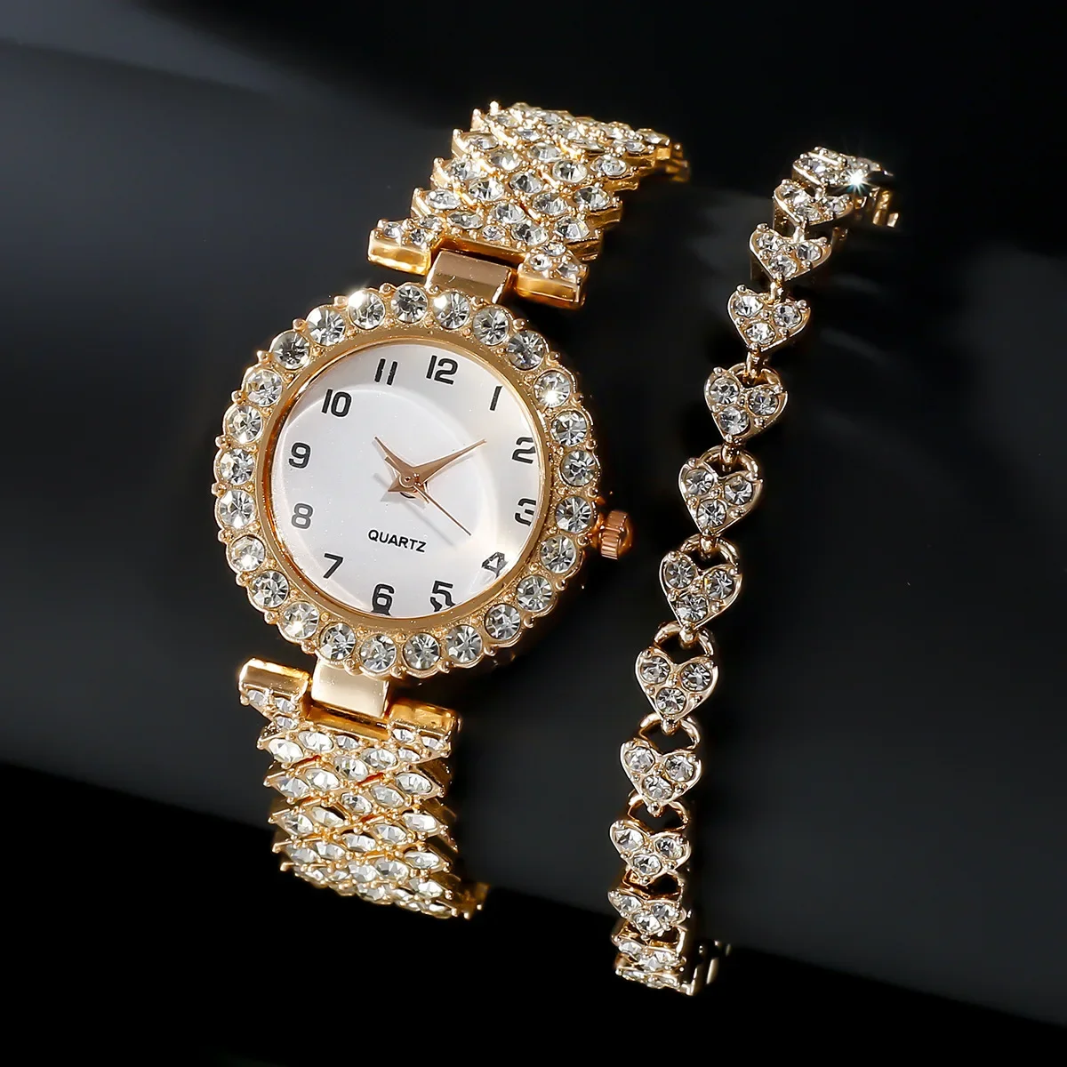 1pcs/2pcs Luxury Fashion Women - Luxury Watch Ladies 评论和价格