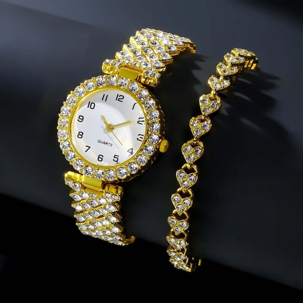 1pcs/2pcs Luxury Fashion Women - Luxury Watch Ladies 评论和价格