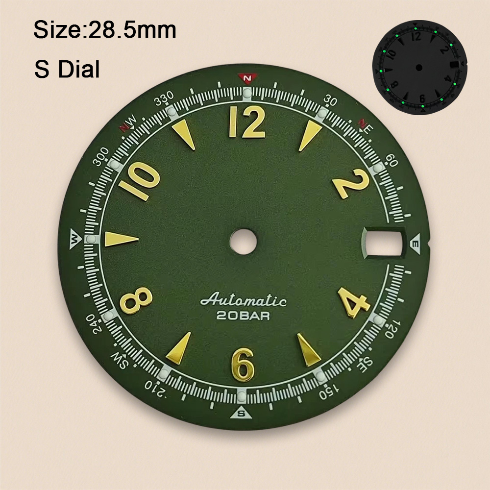 Nh35 Dial S Logo 28.5mm Retro  - Bronze Case Watch 评论和价格