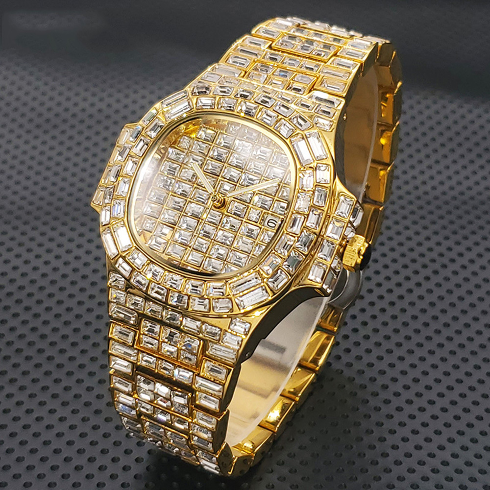 High Grade Full Stone Wrist Wa - Luxury Watch Grade 评论和价格