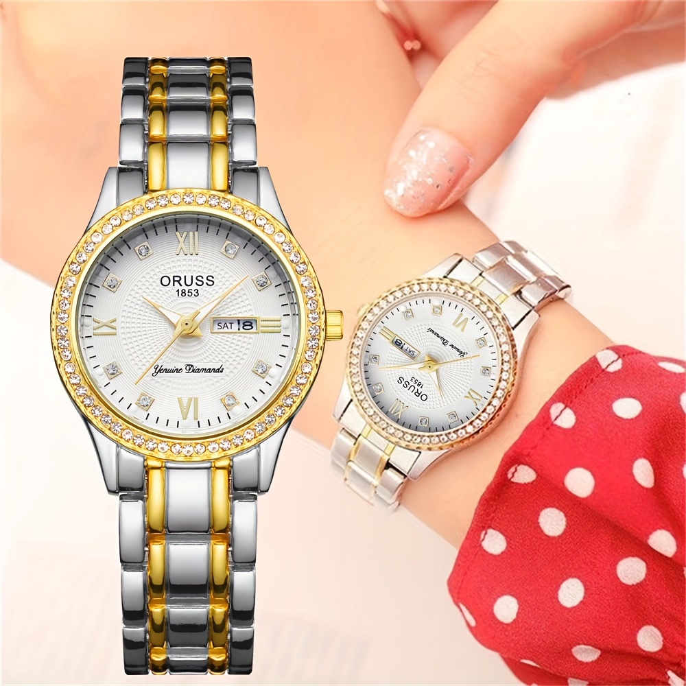 Women's watch room Gold with w - Luxury Watch Grade 评论和价格