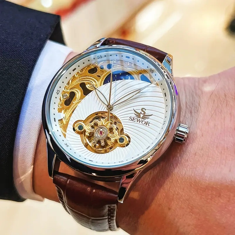 Luxurious Men's Automatic Mech - Luxury Watch It 评论和价格