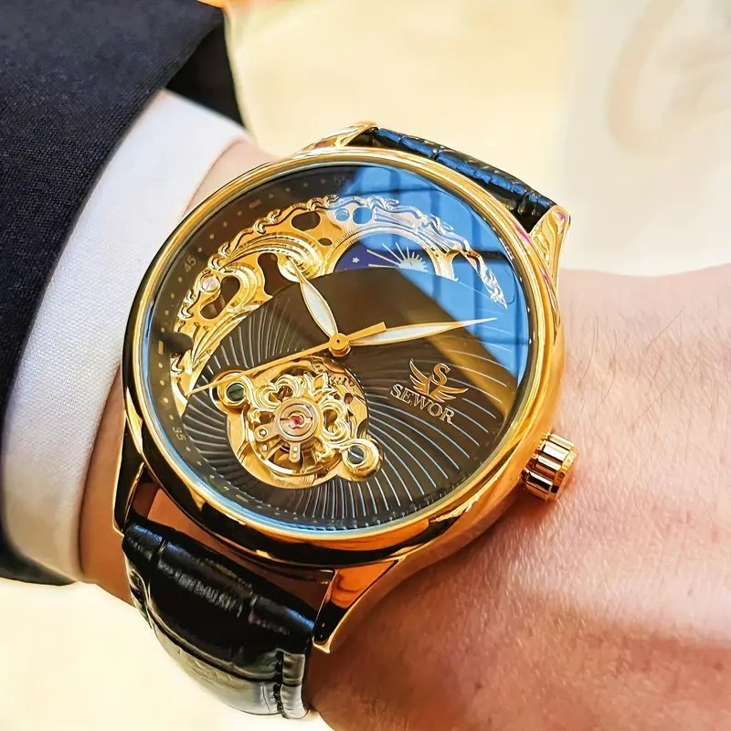 Luxurious Men's Automatic Mech - Luxury Watch It 评论和价格
