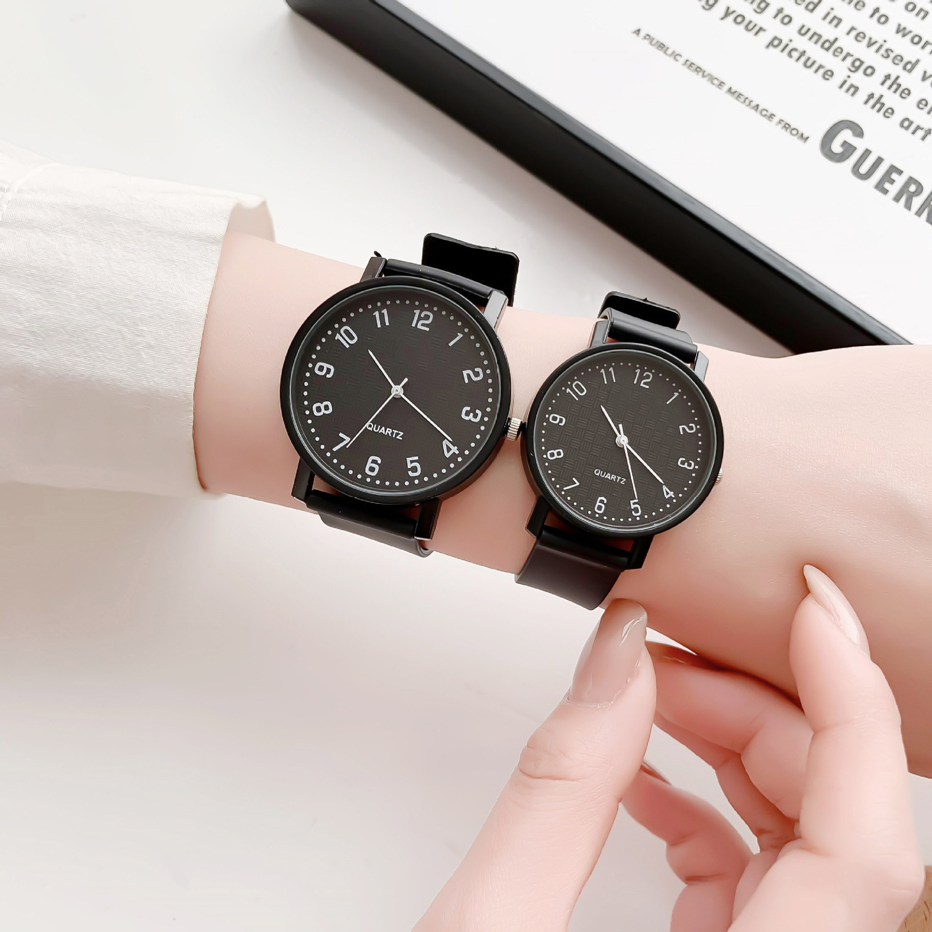 Simple Black Watch Quartz Watc - Luxury Watch Ladies 评论和价格